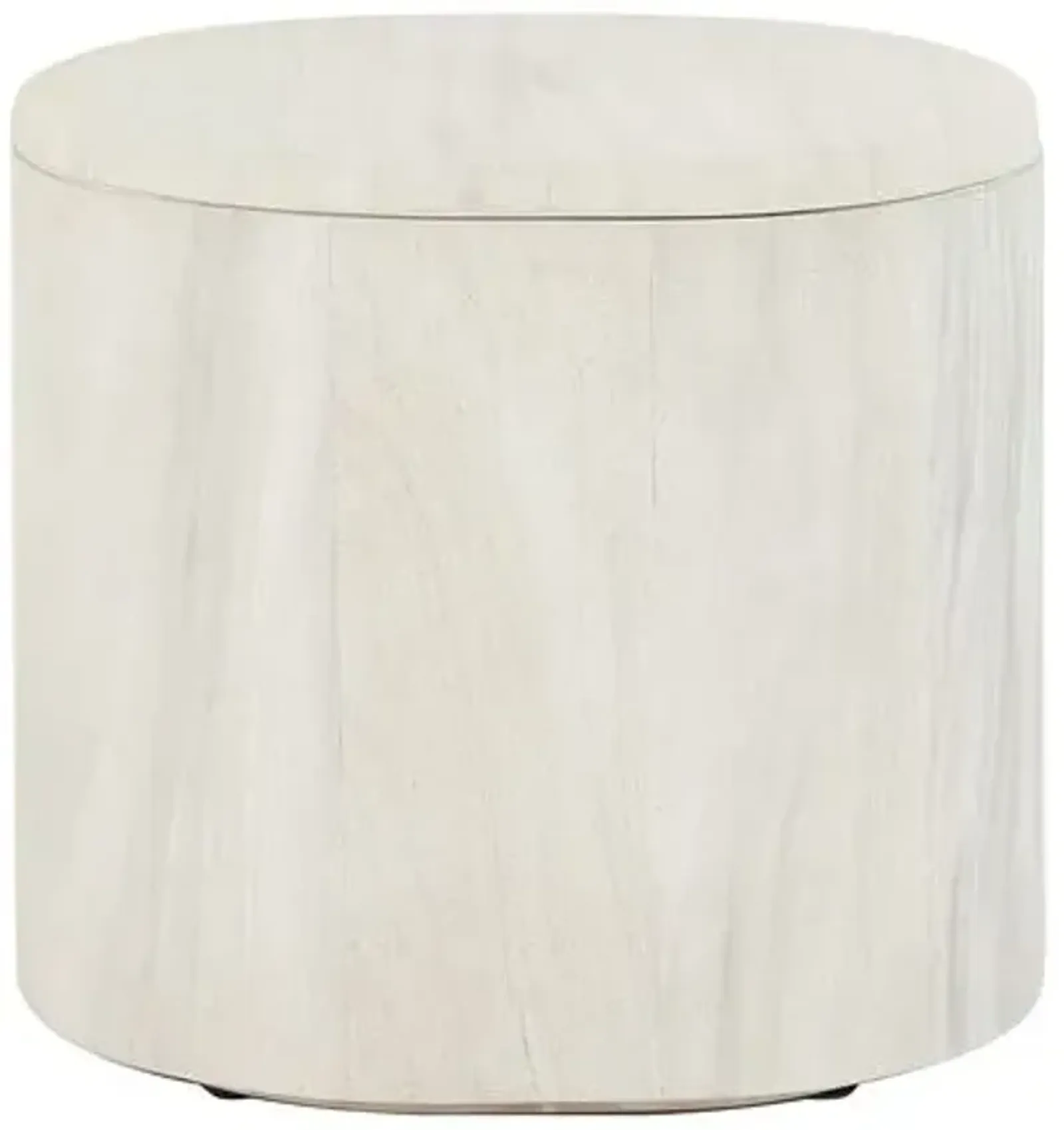 Malo Side Table - Bleached Guanacaste - Tulsi Home - White