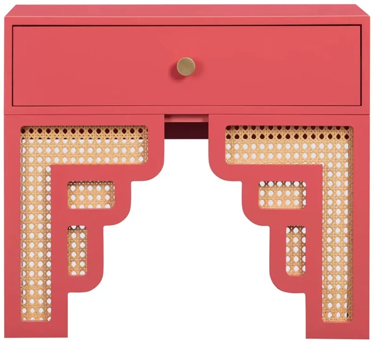 Savannah Rattan Nightstand - Handcrafted