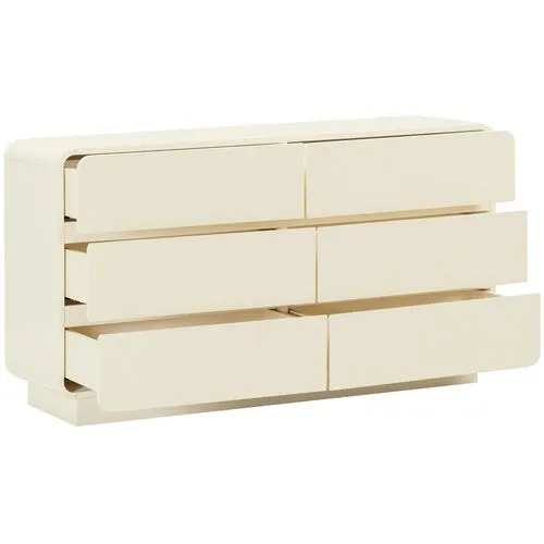 Karlee 6-Drawer Dresser - Handcrafted - White