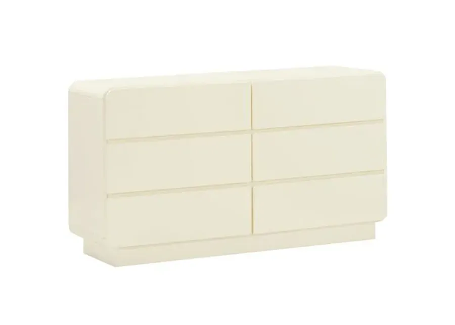 Karlee 6-Drawer Dresser - Handcrafted - White