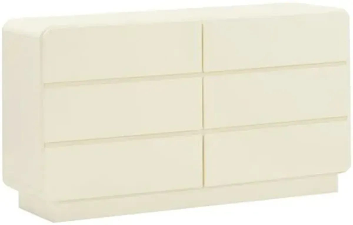 Karlee 6-Drawer Dresser - Handcrafted - White