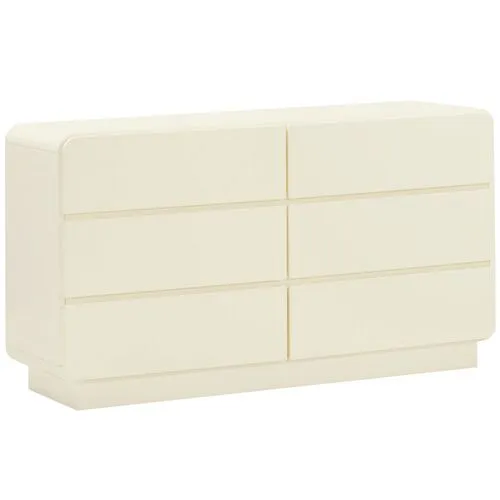 Karlee 6-Drawer Dresser - Handcrafted - White