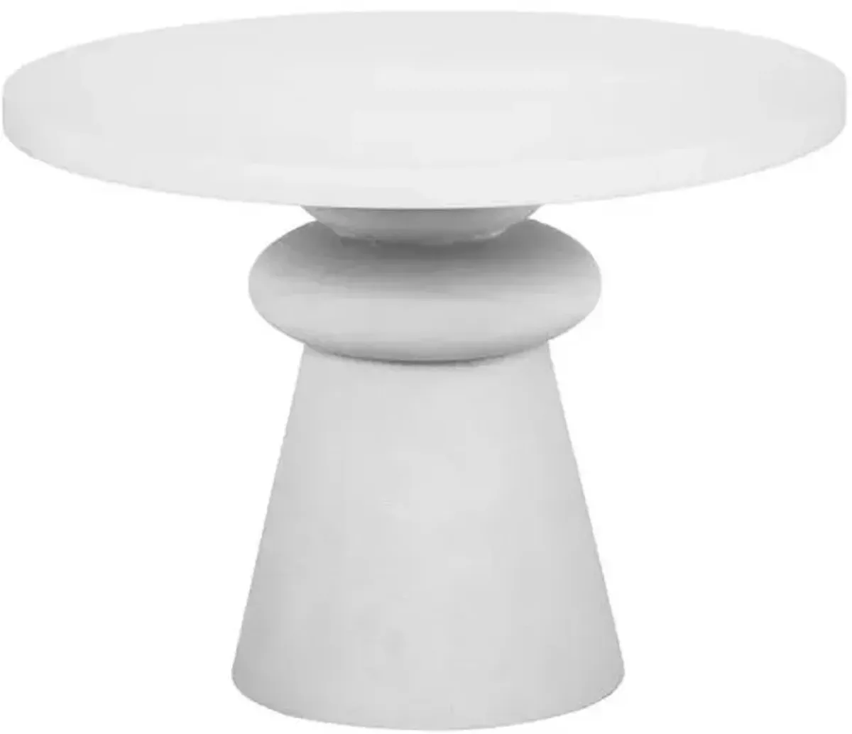 Kenzi 42" Dinette Table - White - Handcrafted