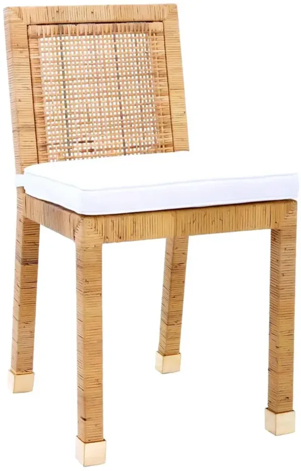 Charli Rattan Dining Chair, Natural