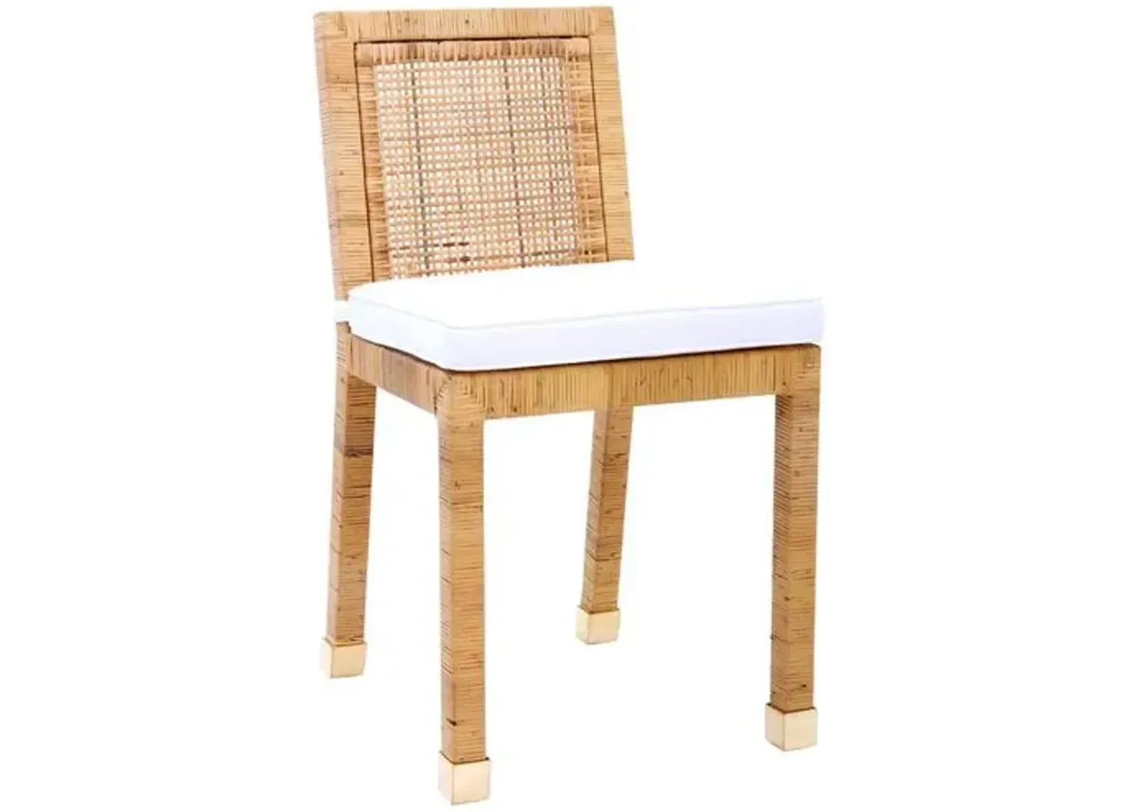 Charli Rattan Dining Chair - Natural - Handcrafted - Brown