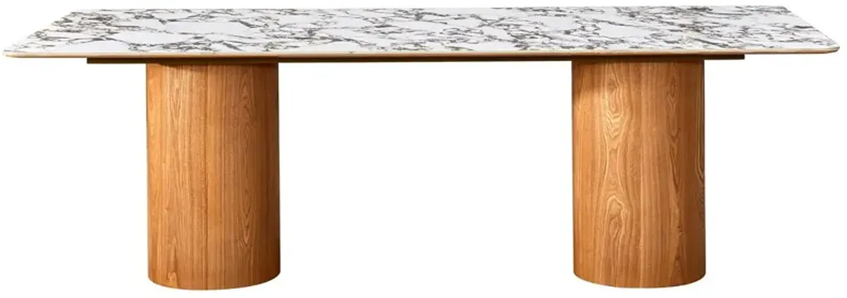 Jules Ceramic 94" Rectangular Dining Table