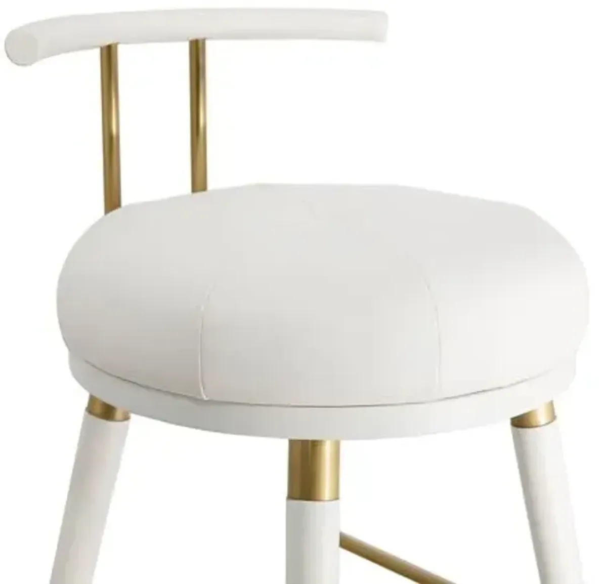 Jairo Vegan Leather Counter Stool - Cream