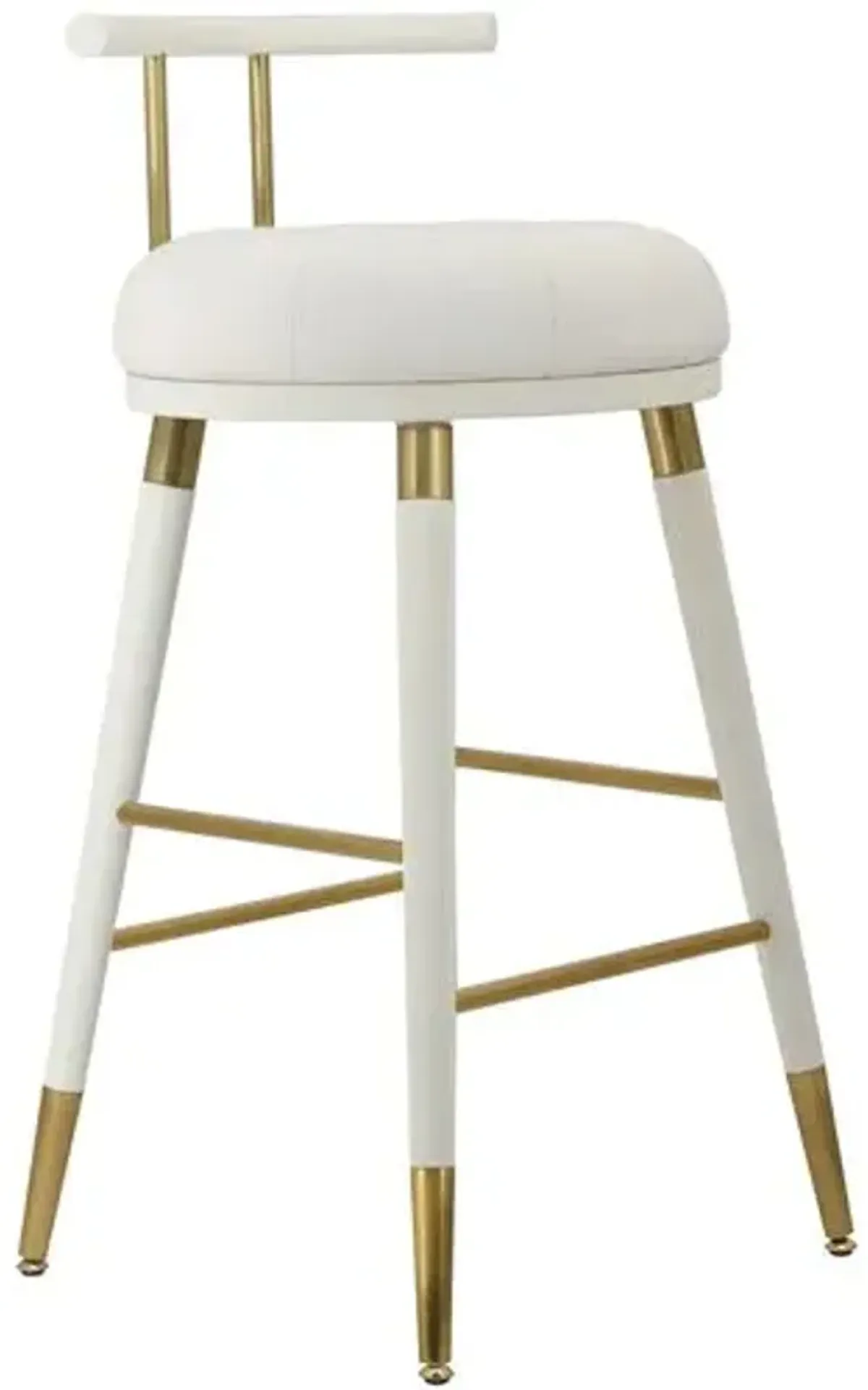 Jairo Vegan Leather Counter Stool - Cream