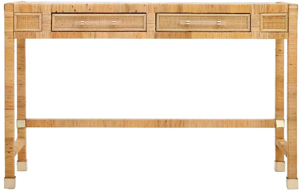 Charli Rattan Desk
