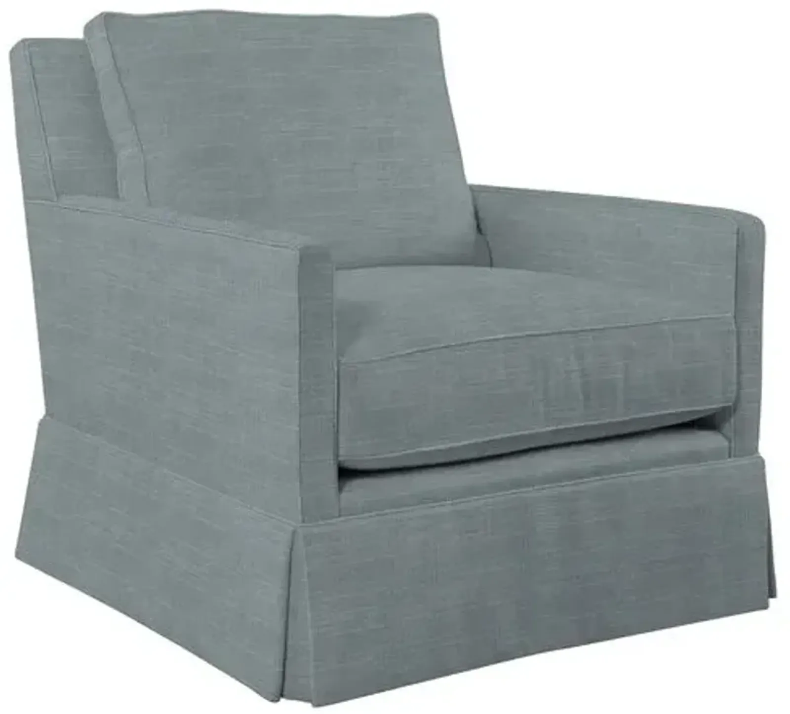 Auburn Club Chair - Crypton Linen - Miles Talbott - Hancrafted in the USA