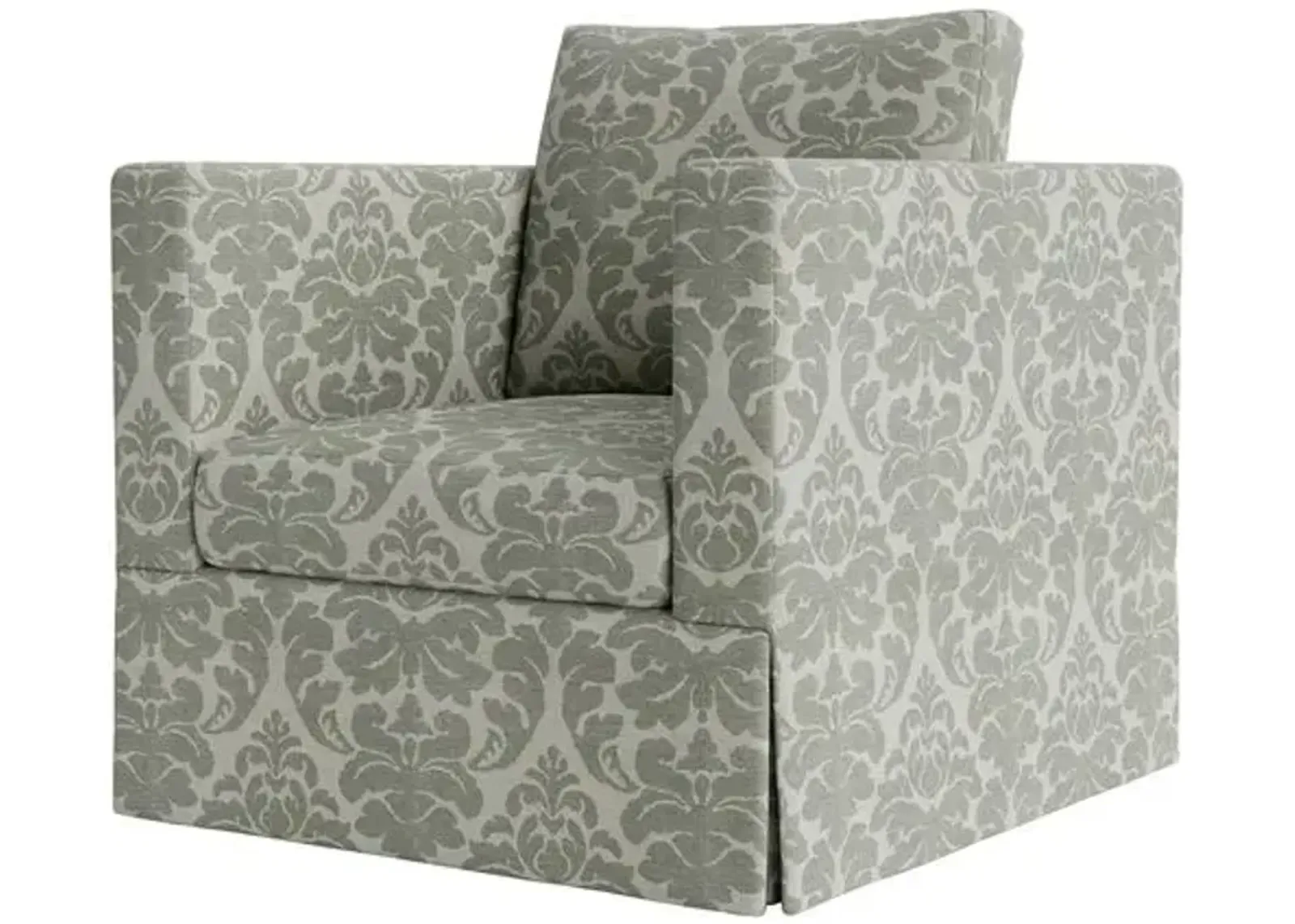 Marth Stewart Brock Chair - Skylands Damask - Handcrafted - Green