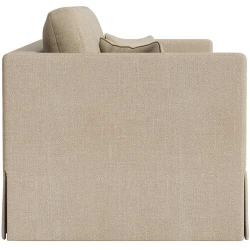 Marth Stewart Brock Sofa - Lily Pond Linen Weave - Handcrafted