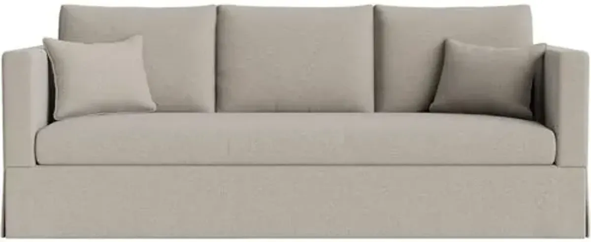 Marth Stewart Brock Sofa - Perry Street Boucle - Handcrafted