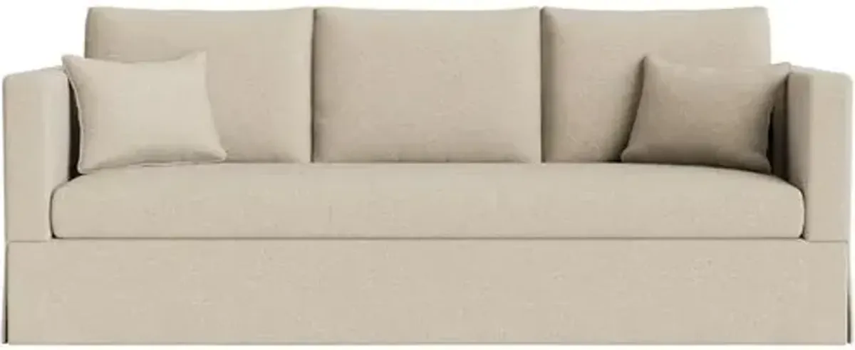 Marth Stewart Brock Sofa - Perry Street Boucle - Handcrafted