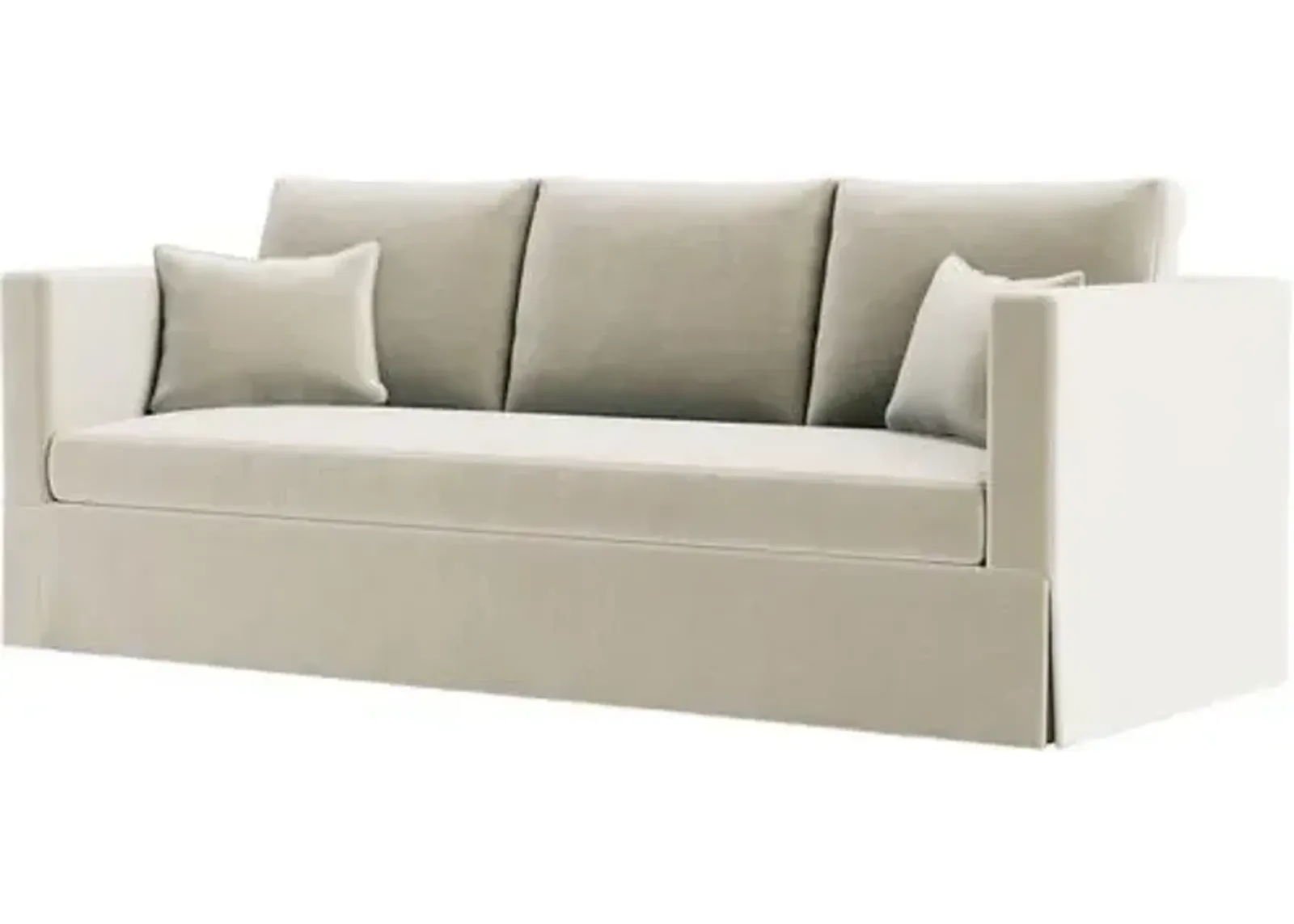 Marth Stewart Brock Sofa - Perry Street Velvet - Handcrafted