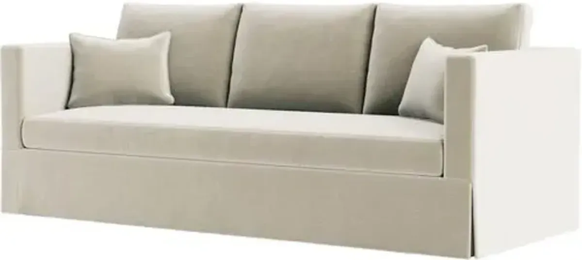 Marth Stewart Brock Sofa - Perry Street Velvet - Handcrafted