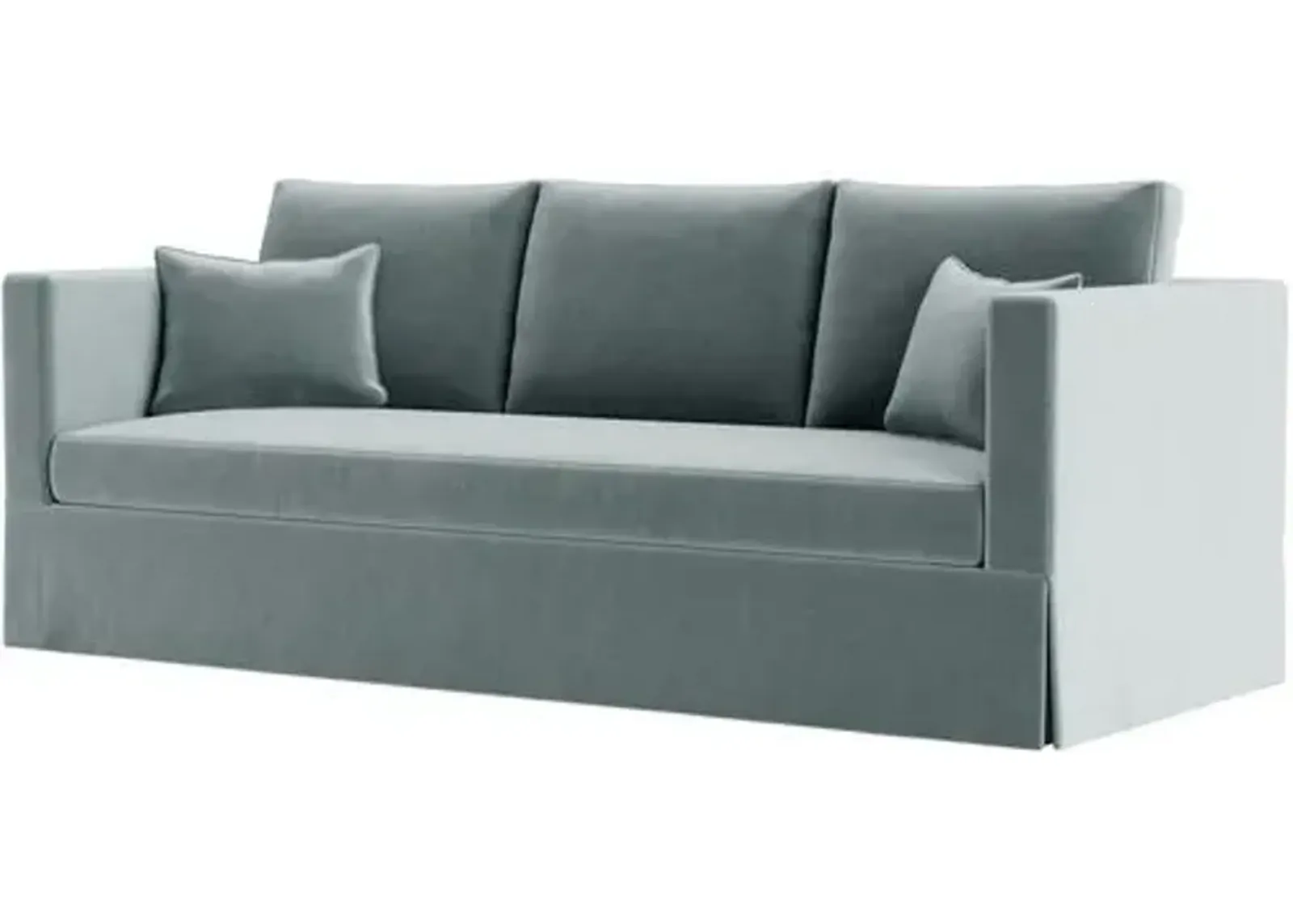 Marth Stewart Brock Sofa - Perry Street Velvet - Handcrafted