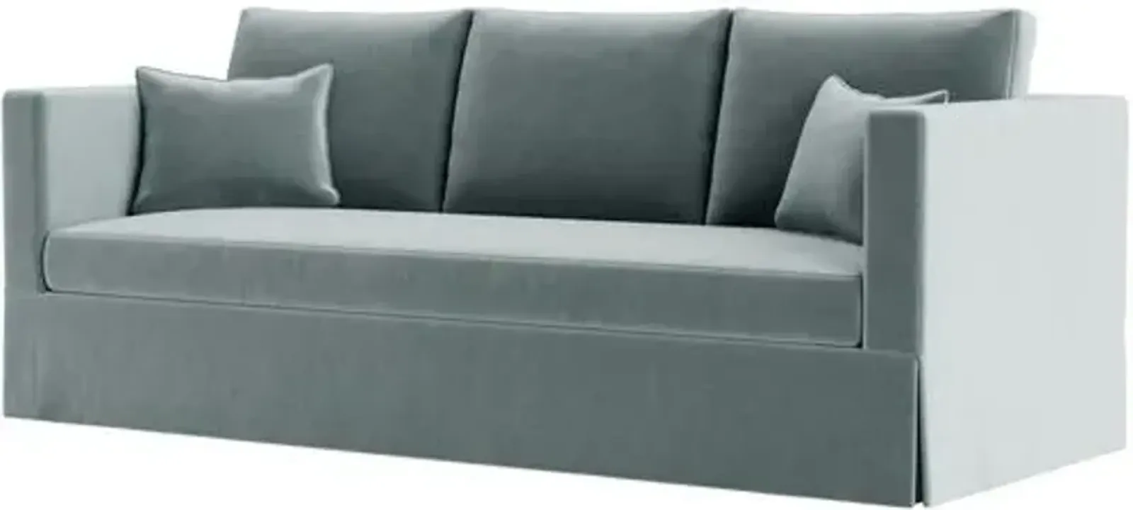 Marth Stewart Brock Sofa - Perry Street Velvet - Handcrafted