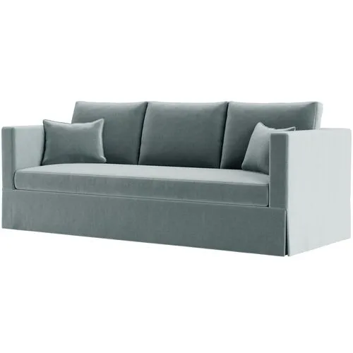 Marth Stewart Brock Sofa - Perry Street Velvet - Handcrafted