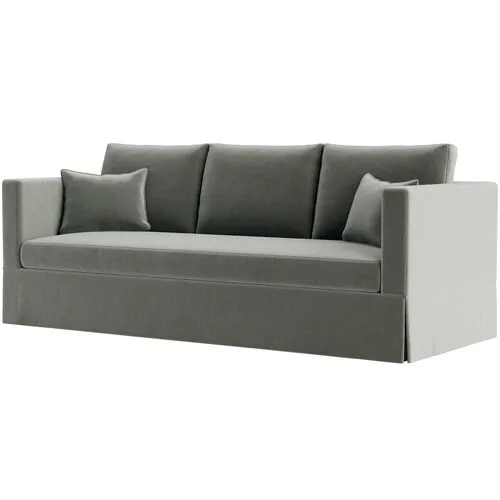 Marth Stewart Brock Sofa - Perry Street Velvet - Handcrafted