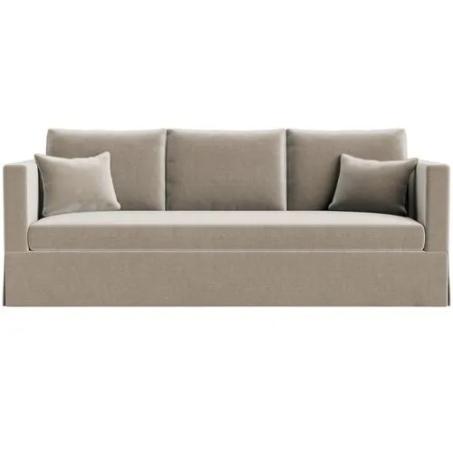 Marth Stewart Brock Sofa - Perry Street Velvet - Handcrafted