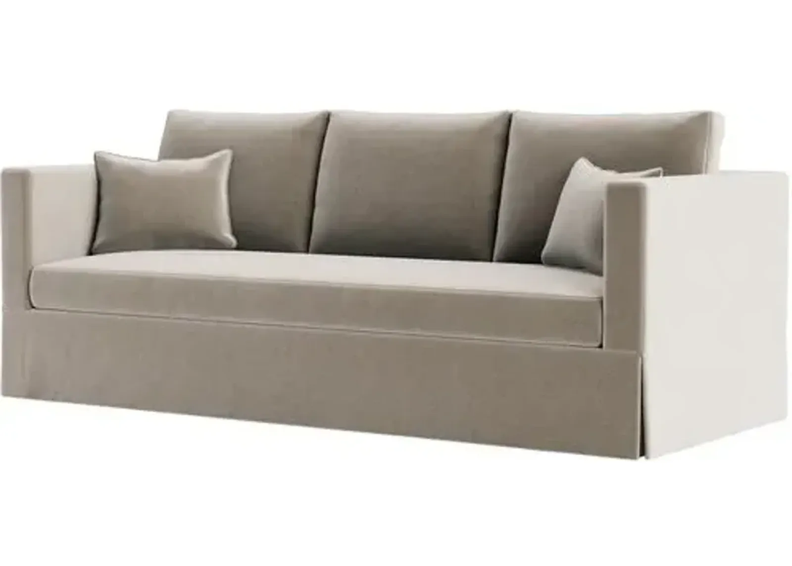 Marth Stewart Brock Sofa - Perry Street Velvet - Handcrafted