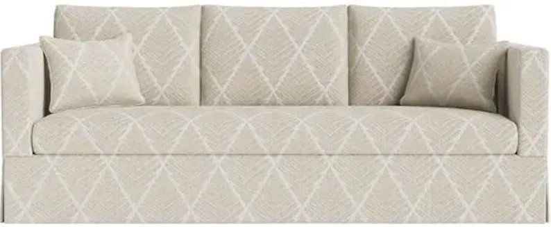 Marth Stewart Brock Sofa - Bedford Jacquard - Handcrafted