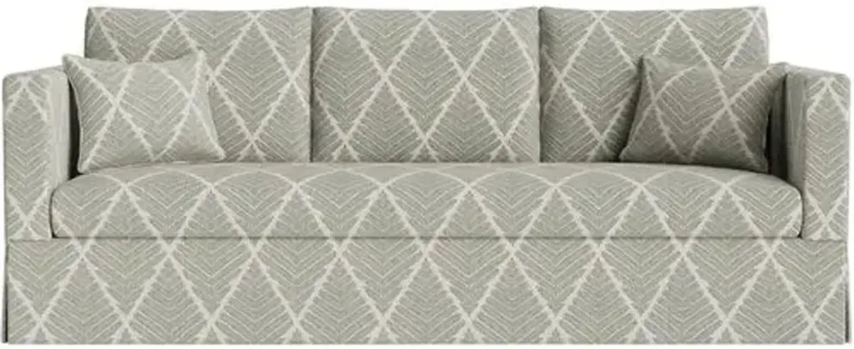 Marth Stewart Brock Sofa - Bedford Jacquard - Handcrafted