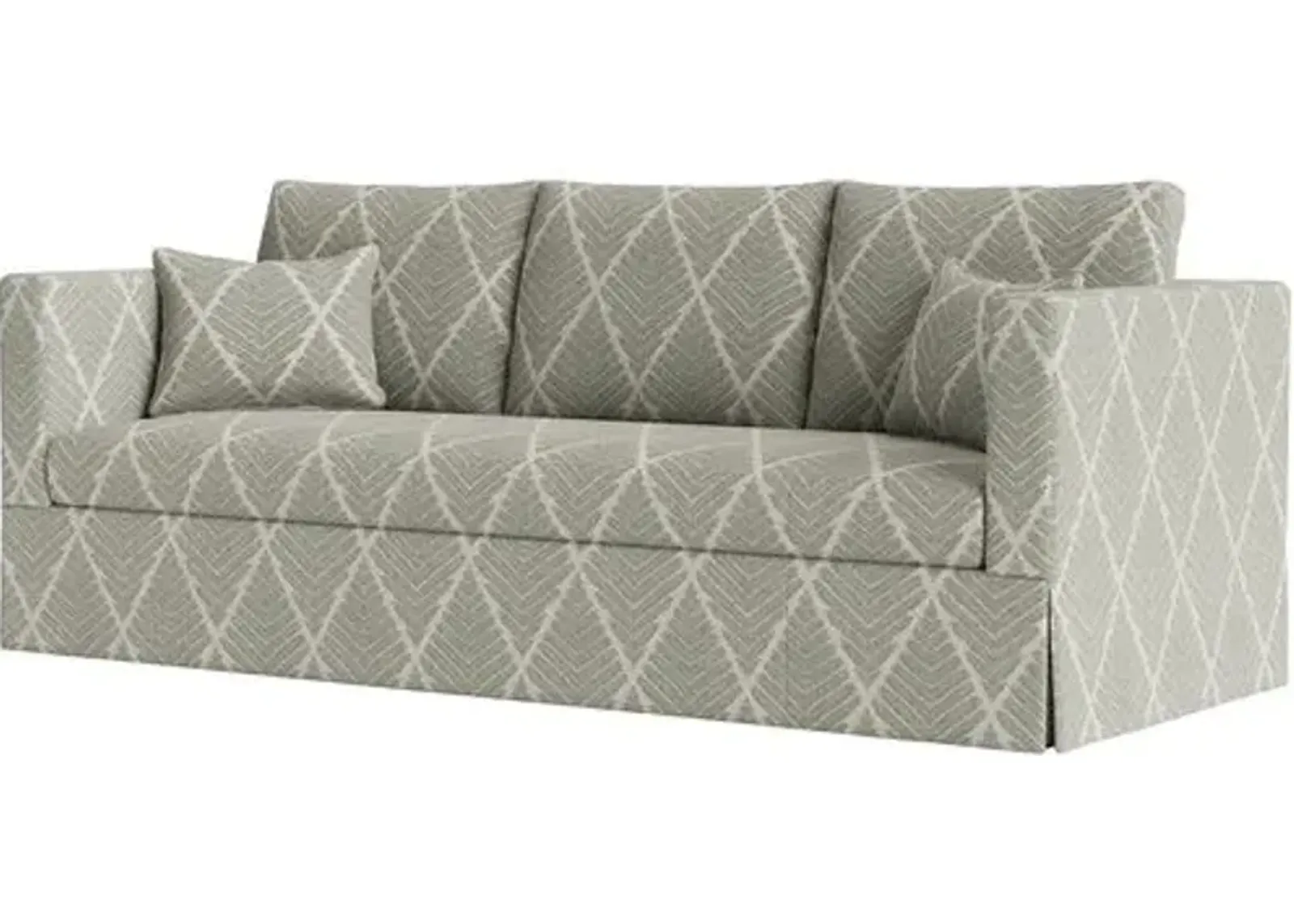 Marth Stewart Brock Sofa - Bedford Jacquard - Handcrafted