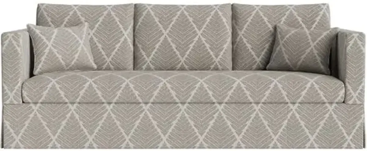 Marth Stewart Brock Sofa - Bedford Jacquard - Handcrafted