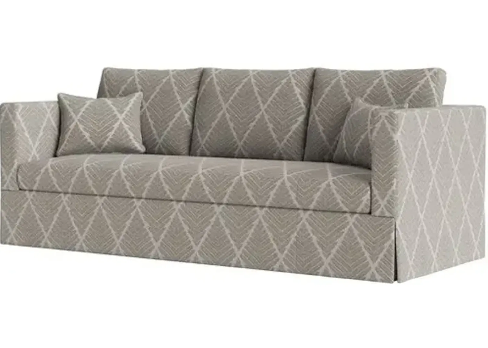 Marth Stewart Brock Sofa - Bedford Jacquard - Handcrafted