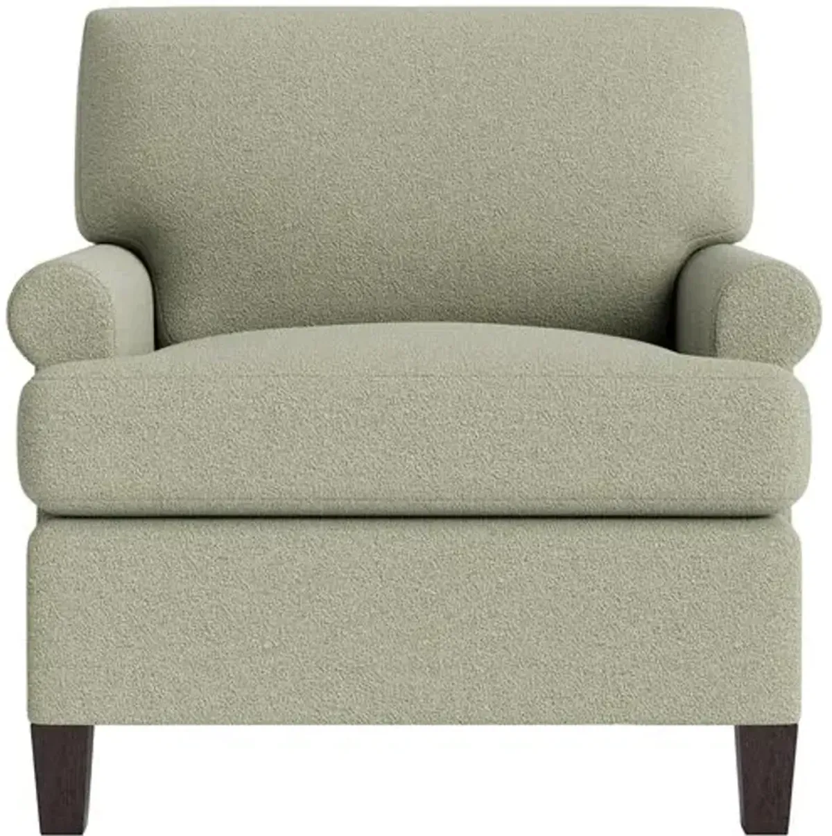 Marth Stewart Foster Chair - Perry Street Boucle - Handcrafted - Green