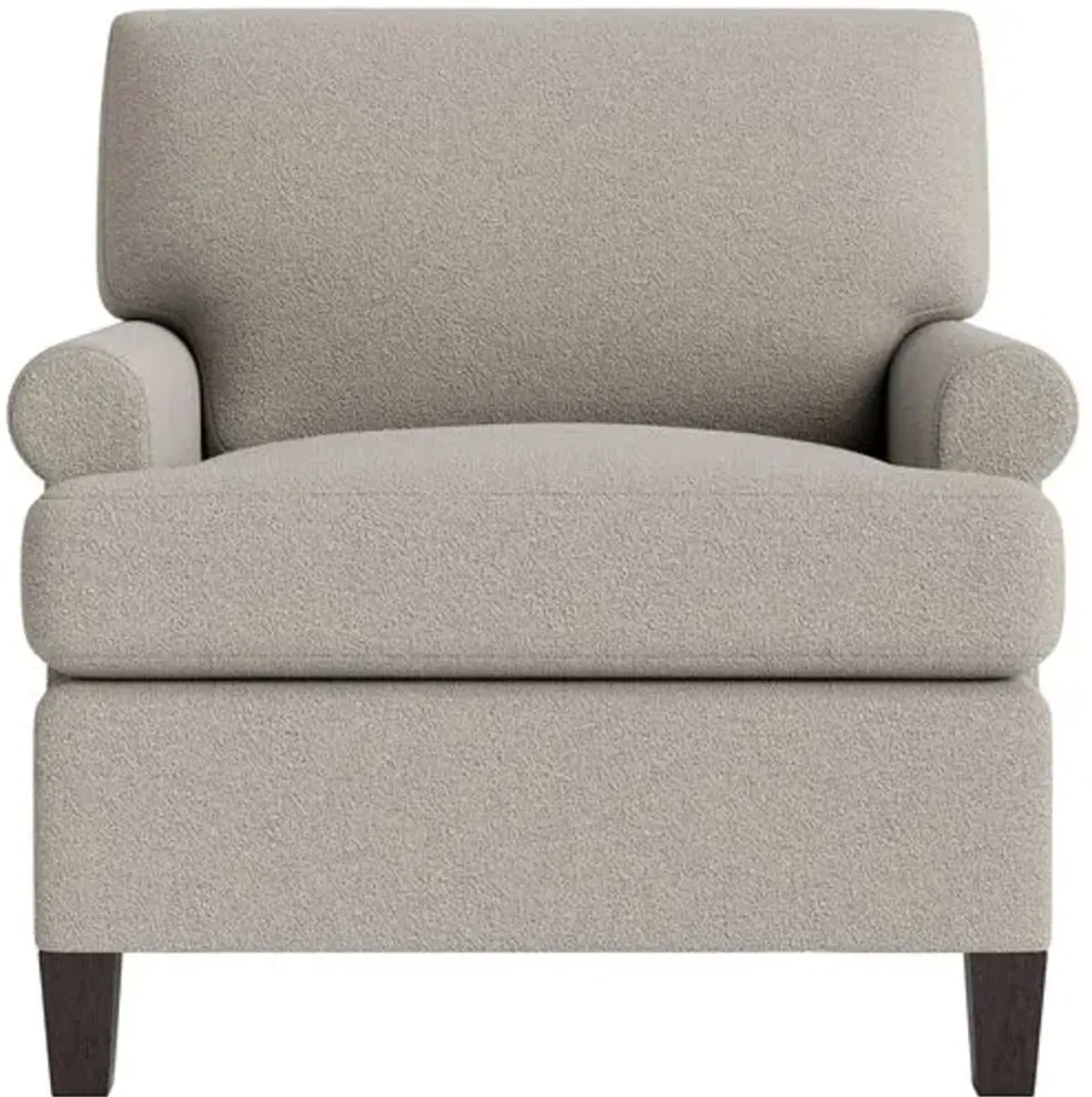 Marth Stewart Foster Chair - Perry Street Boucle - Handcrafted - Gray