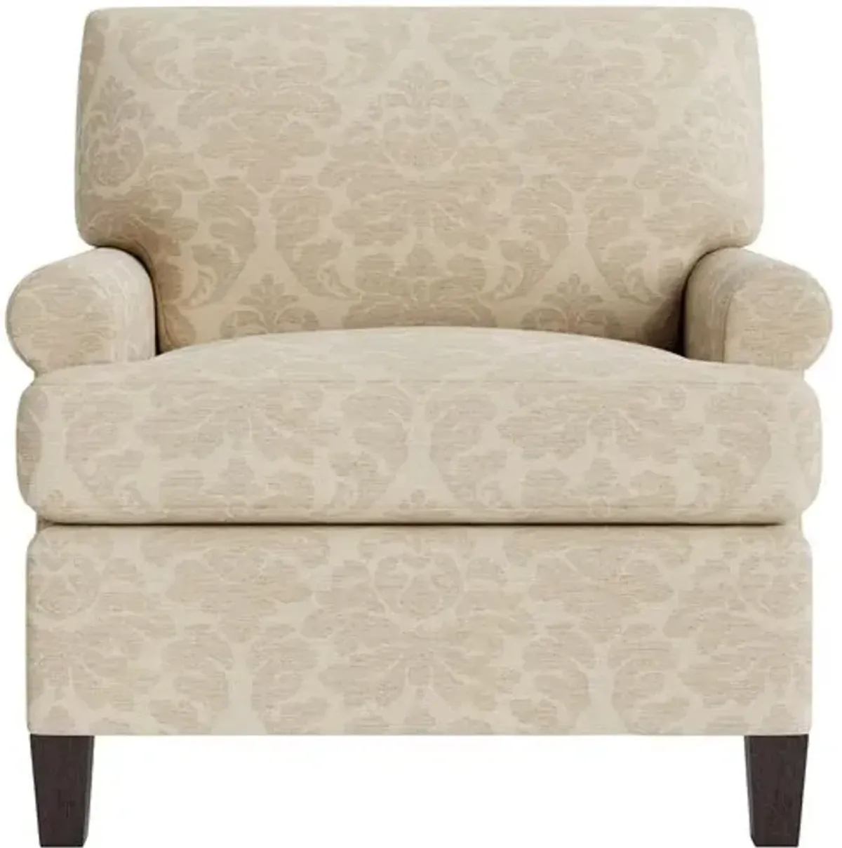 Marth Stewart Foster Chair - Skylands Damask - Handcrafted - Brown