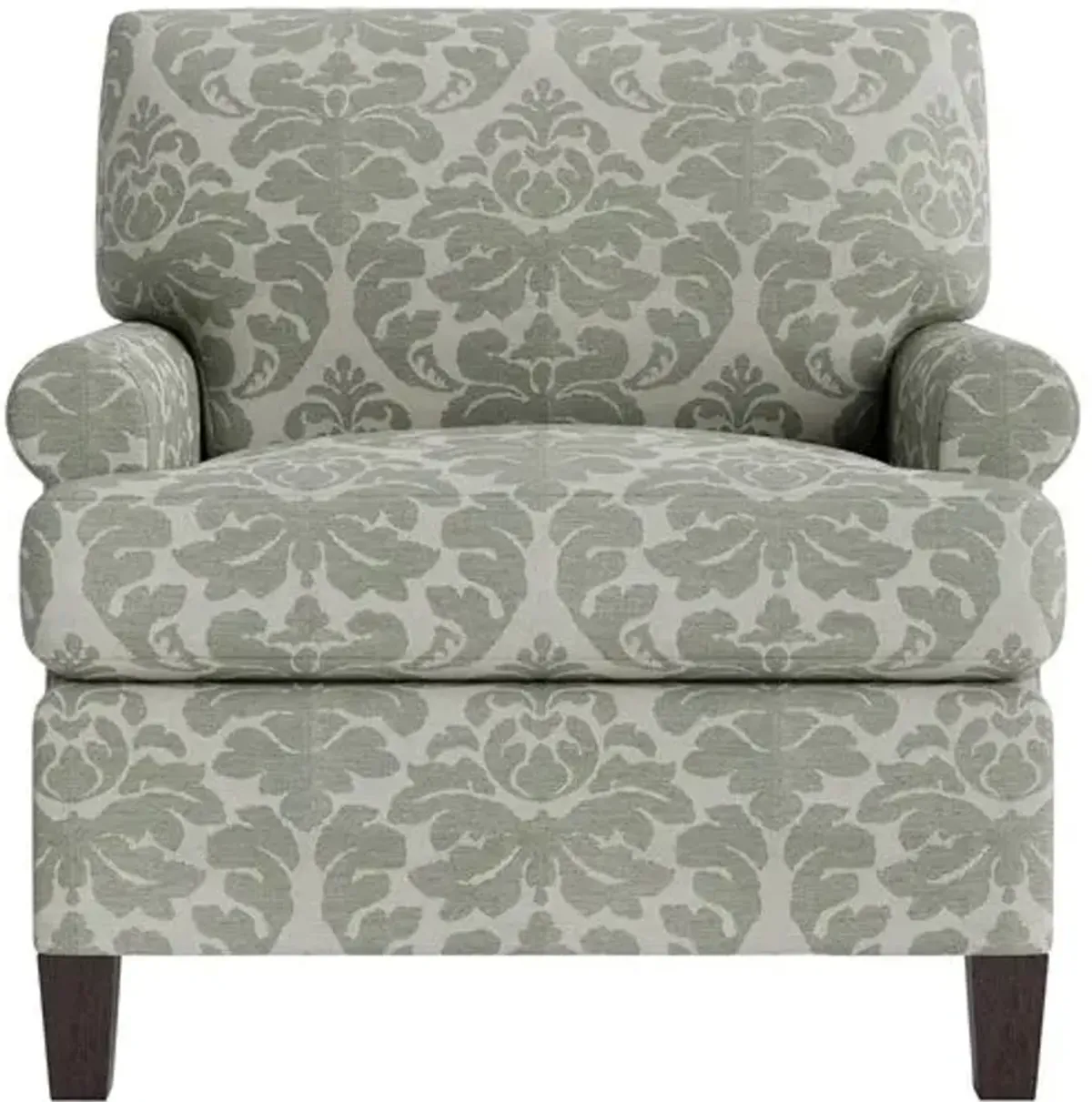 Marth Stewart Foster Chair - Skylands Damask - Handcrafted - Green