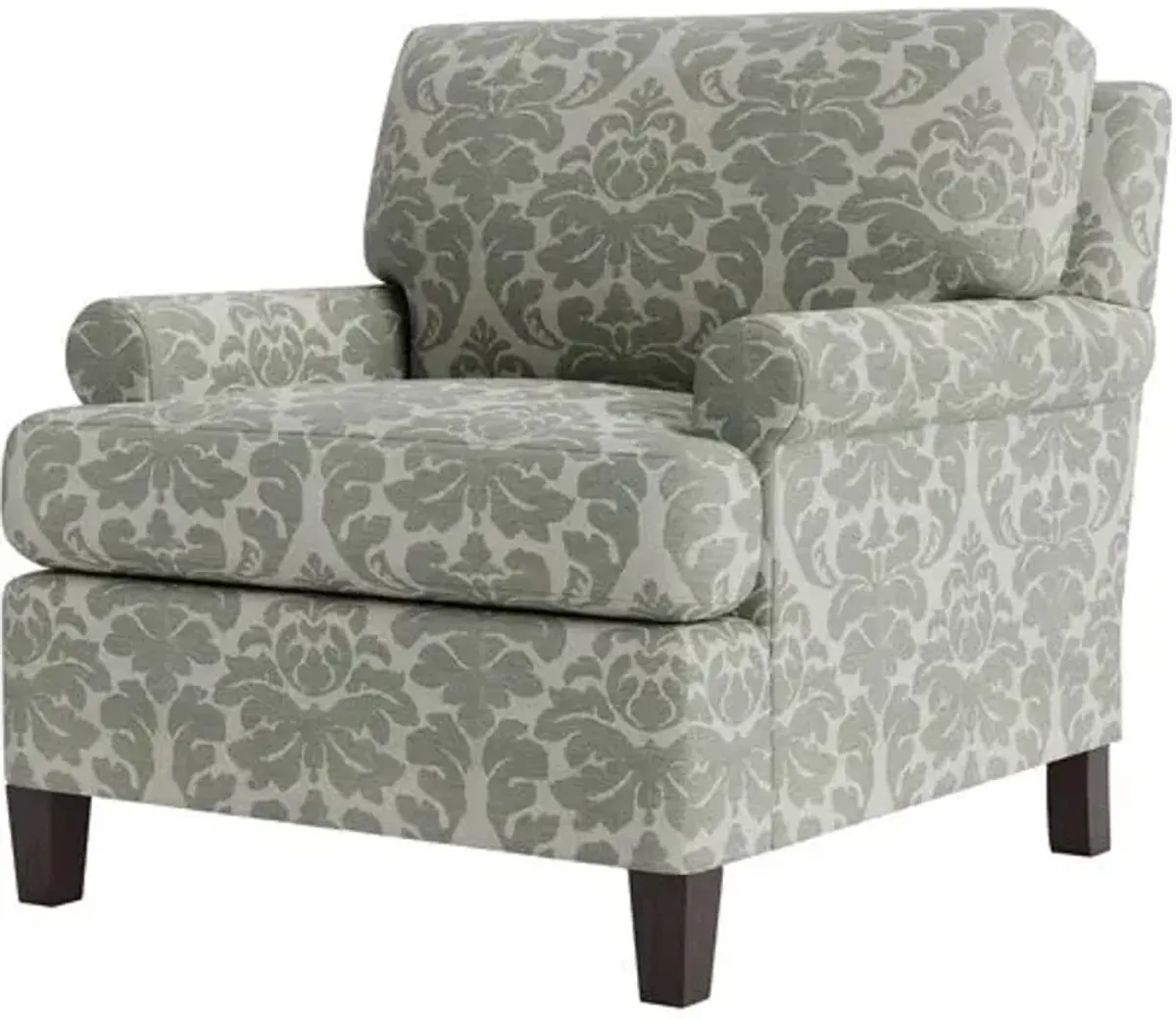 Marth Stewart Foster Chair - Skylands Damask - Handcrafted - Green