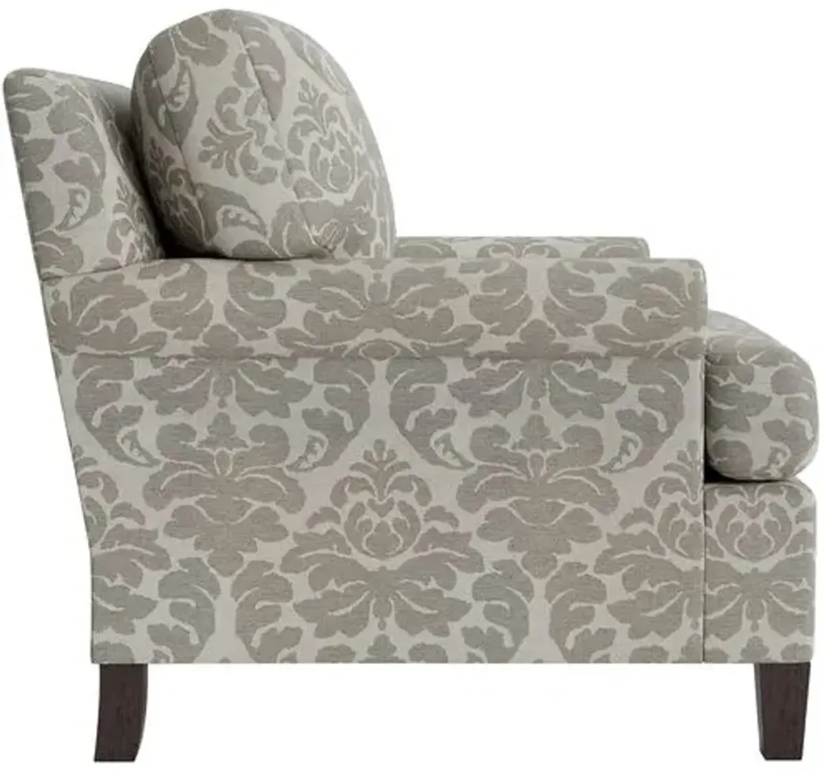 Marth Stewart Foster Chair - Skylands Damask - Handcrafted - Gray