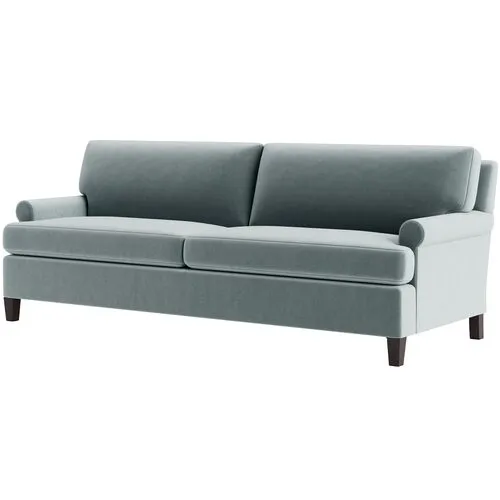 Marth Stewart Foster Sofa - Perry Street Velvet - Handcrafted