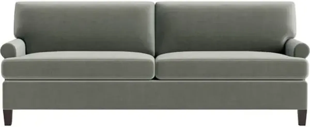 Marth Stewart Foster Sofa - Perry Street Velvet - Handcrafted