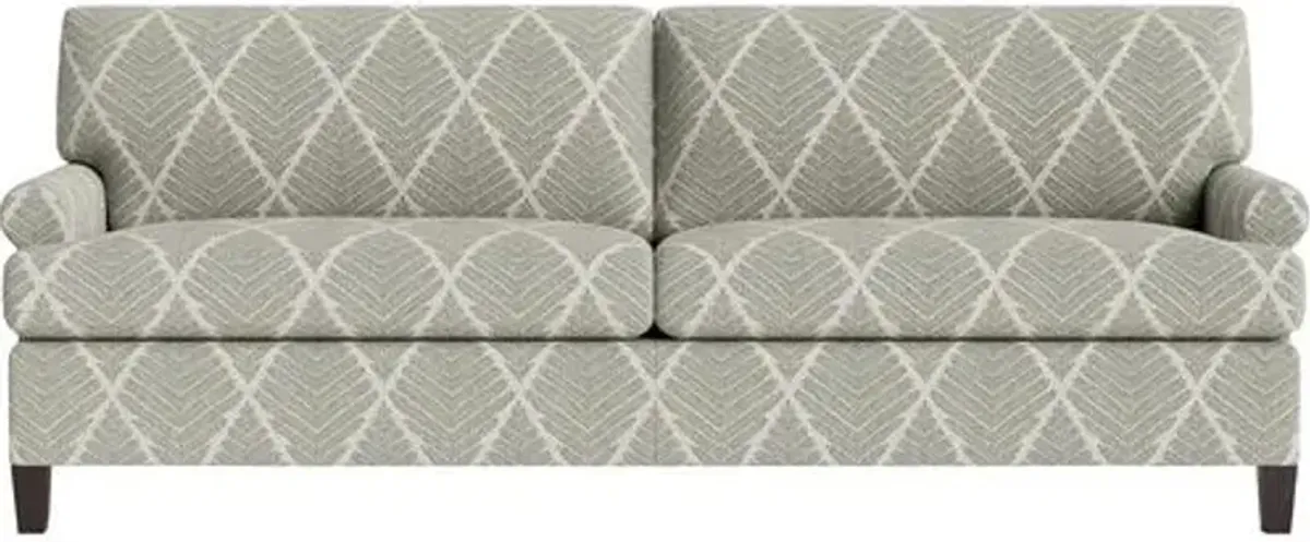 Marth Stewart Foster Sofa - Bedford Jacquard - Handcrafted