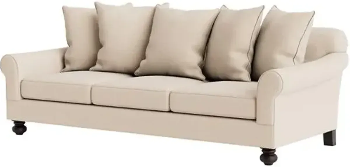 Marth Stewart Logan Sofa - Perry Street Boucle - Handcrafted