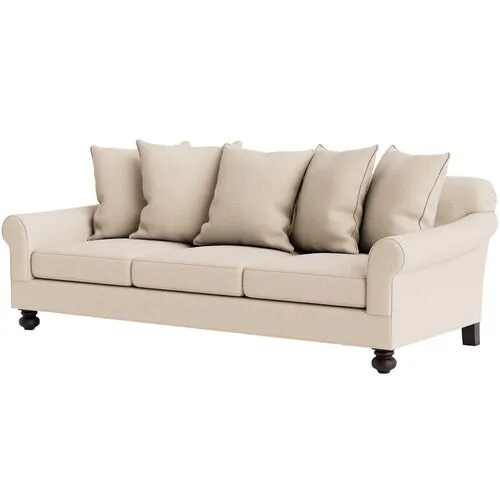Marth Stewart Logan Sofa - Perry Street Boucle - Handcrafted