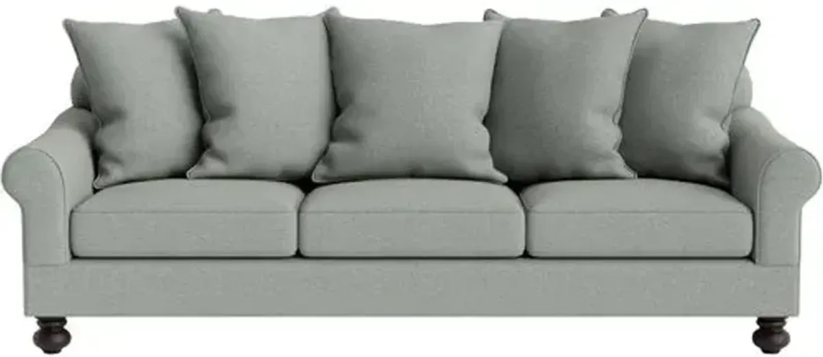 Marth Stewart Logan Sofa - Perry Street Boucle - Handcrafted