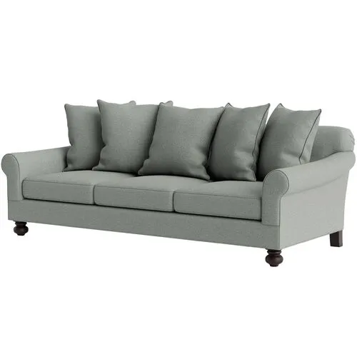 Marth Stewart Logan Sofa - Perry Street Boucle - Handcrafted