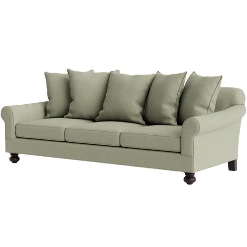 Marth Stewart Logan Sofa - Perry Street Boucle - Handcrafted