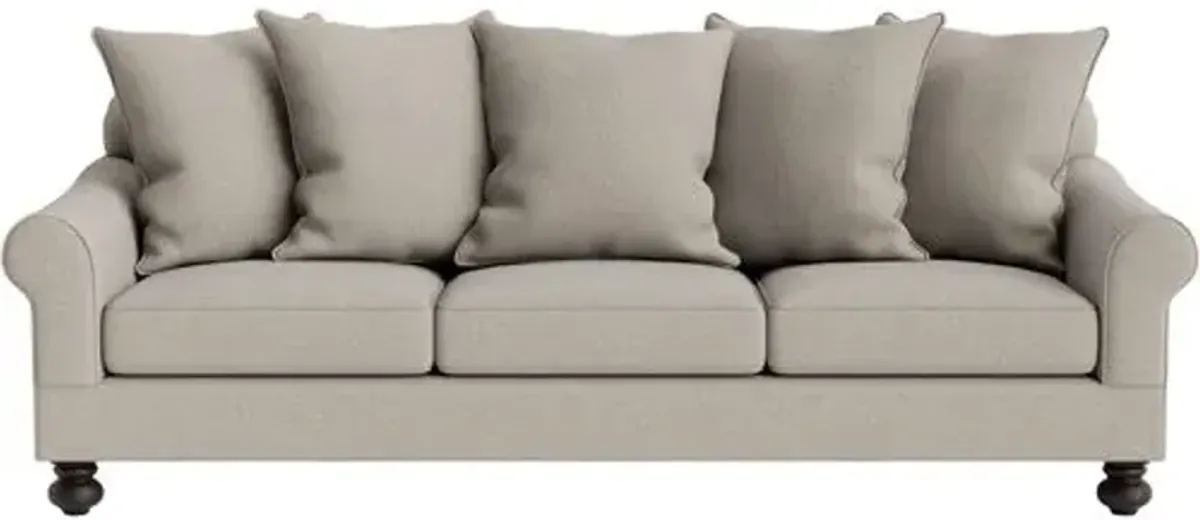 Marth Stewart Logan Sofa - Perry Street Boucle - Handcrafted