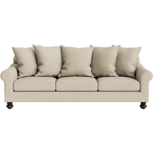 Marth Stewart Logan Sofa - Perry Street Boucle - Handcrafted