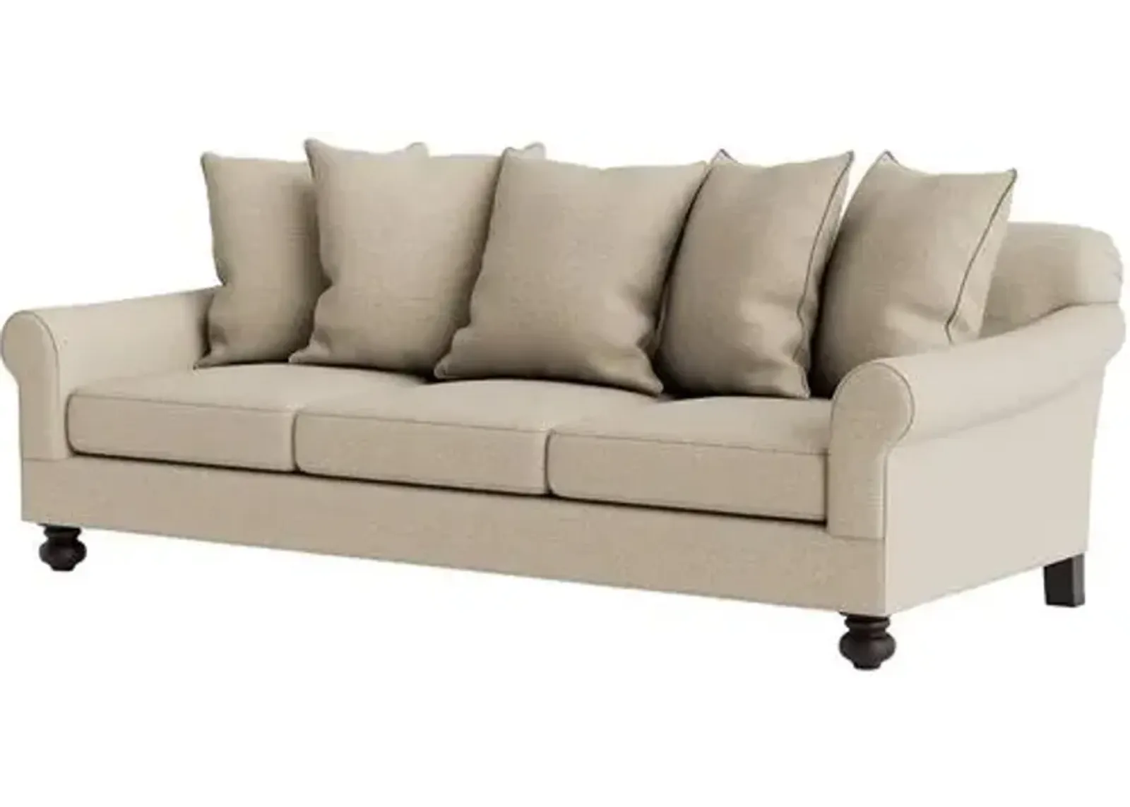 Marth Stewart Logan Sofa - Perry Street Boucle - Handcrafted