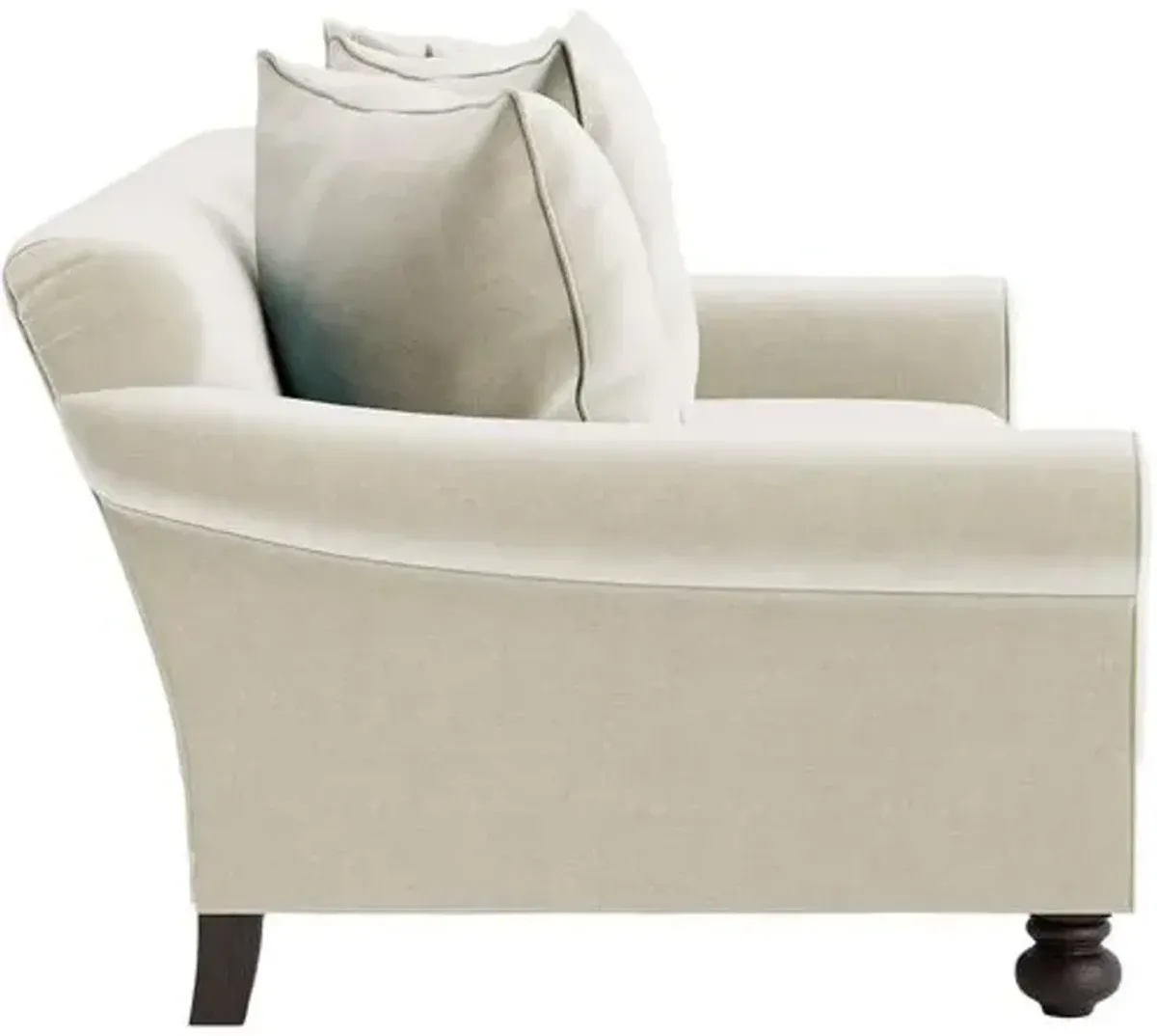 Marth Stewart Logan Sofa - Perry Street Velvet - Handcrafted