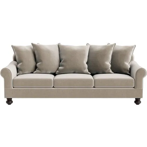 Marth Stewart Logan Sofa - Perry Street Velvet - Handcrafted